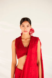 Red Songbird Blouse