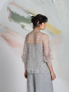 Ditsy Mist Top
