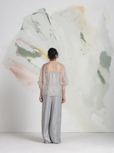 Sheen Scallop Pants