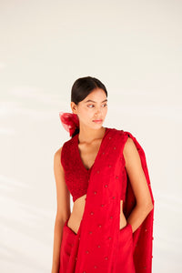 Red Songbird Blouse