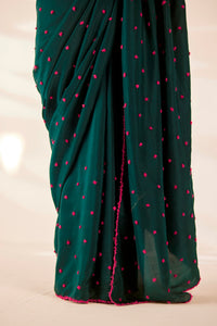 Emerald Oasis Saree (RTS)