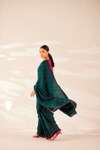 Emerald Oasis Saree (RTS)