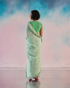 Cloud Pink Haven Saree (RTS)