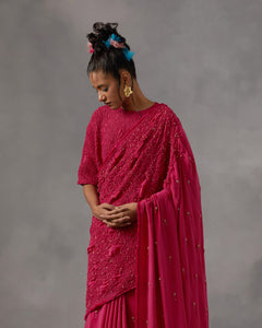 Mystic Embrace Sari Set