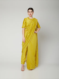 Yellow Ra Saree
