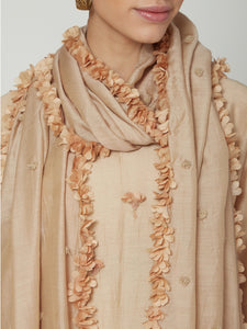 Beige Mary Scarf